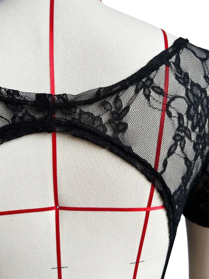 NastyENF Love & Lace Sexy see through Jumpsuit