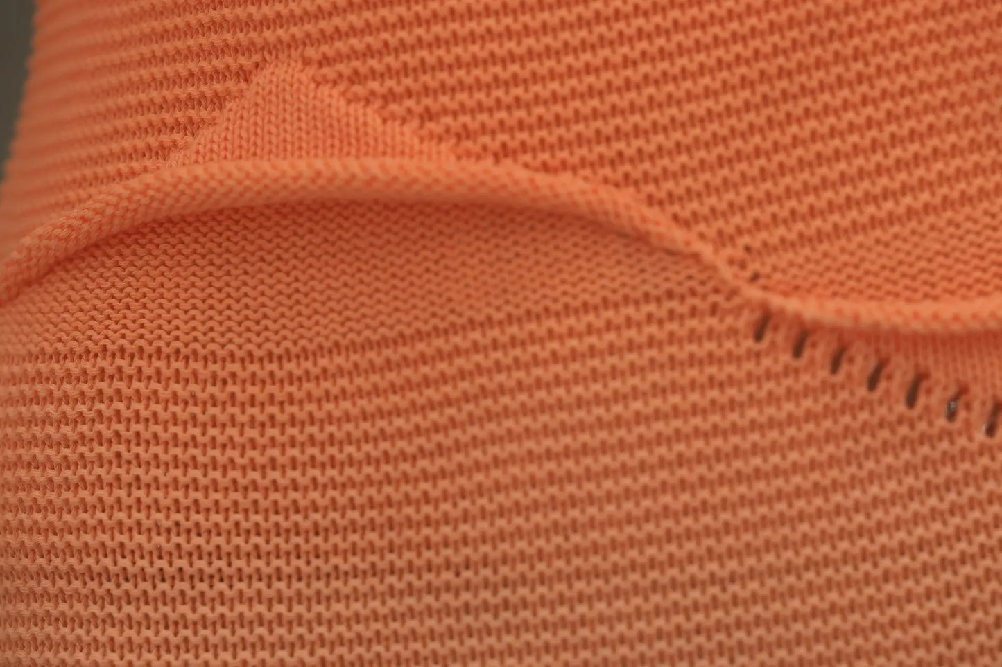 NastyENF Radiance Sexy Long Gradient Knitted Sweater Dress with Cutout detail