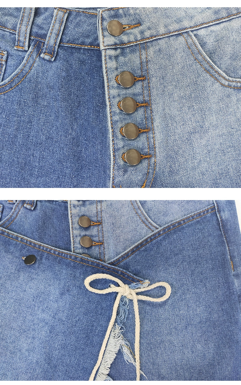 NastyENF Options Jean pants with Skirt Overlay