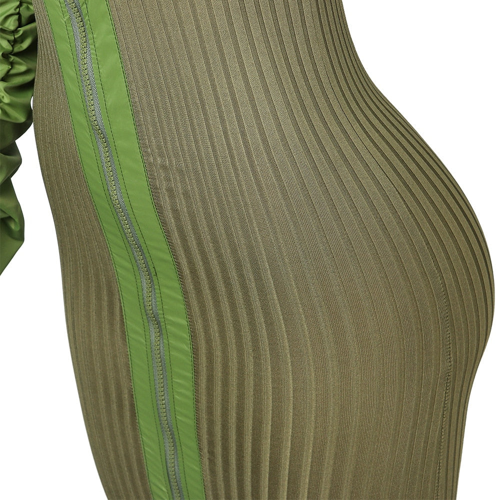 NastyENF Making Moves Knit Bodycon Midi Dress