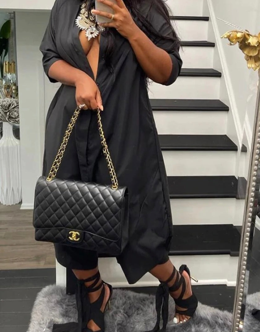 NastyENF Loose Change Casual Button Up Jumpsuit