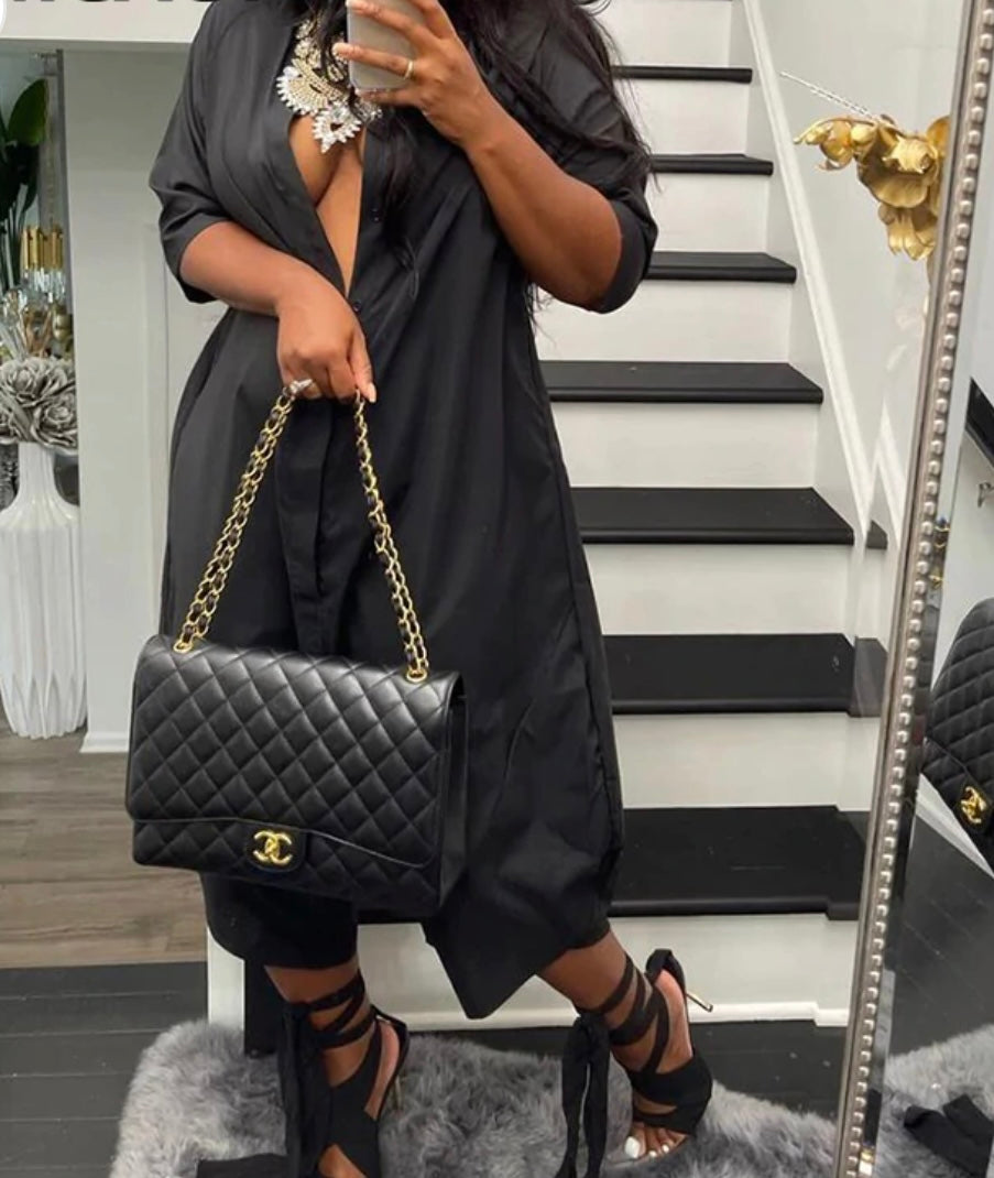 NastyENF Loose Change Casual Button Up Jumpsuit