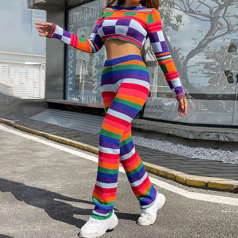 NastyENF Vivid Imagination Colorful Two-Piece Pant Set
