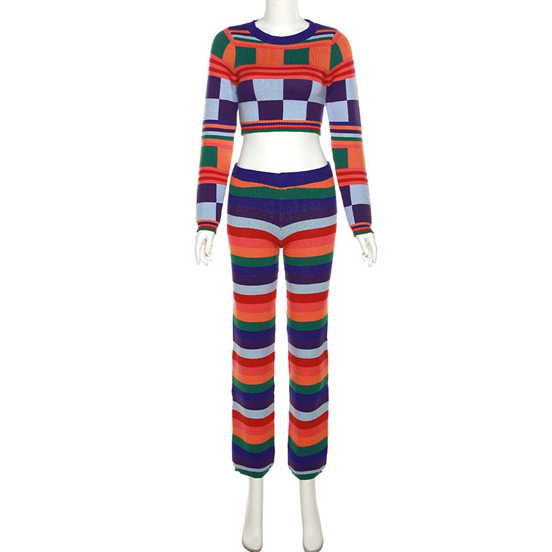 NastyENF Vivid Imagination Colorful Two-Piece Pant Set