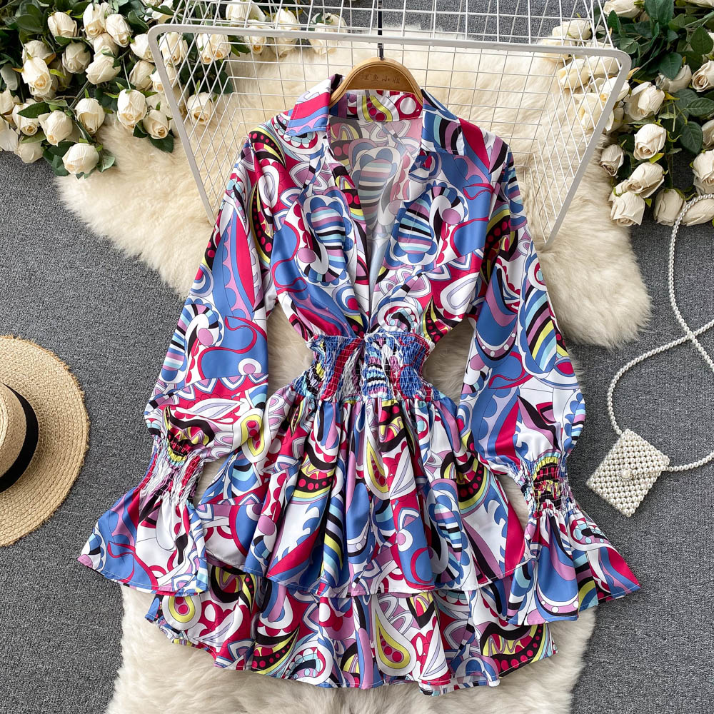 NastyENF Renaissance Ruffled Mini Dress