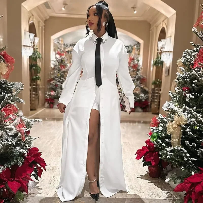 NastyENF Obligations Two Piece Set with Long Sleeve Shirt and Shorts