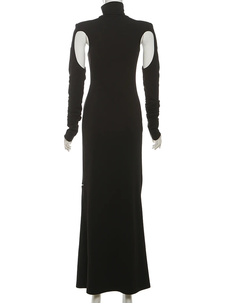 NastyENF Unfiltered Sexy Zipper Patchwork Dress