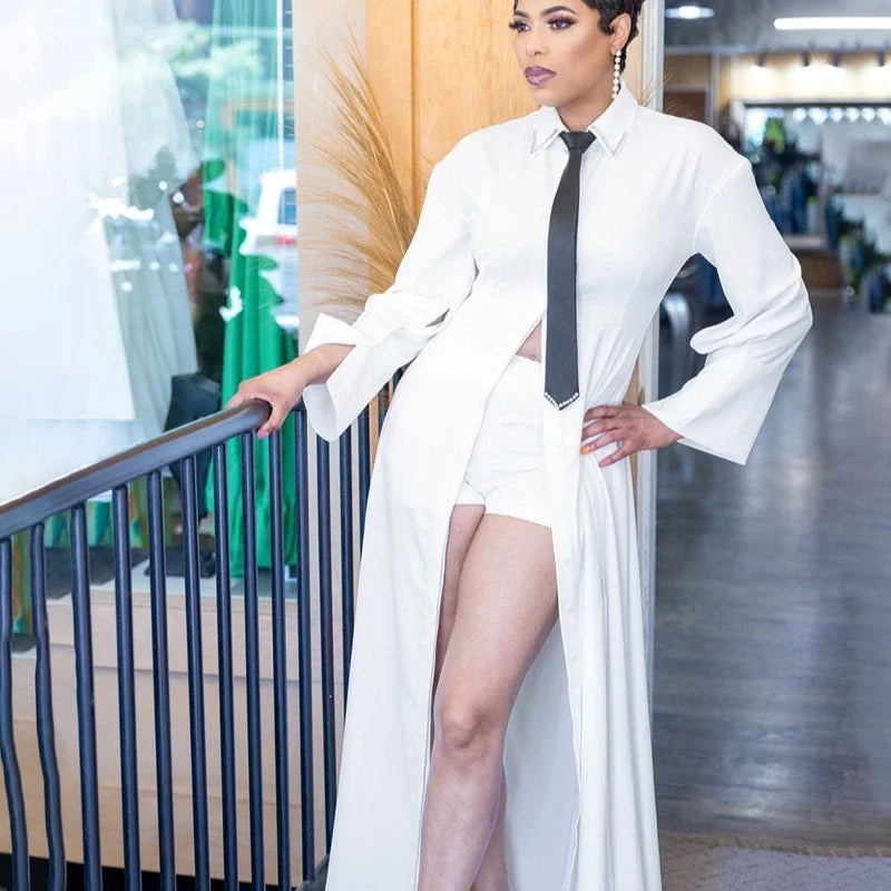 NastyENF Obligations Two Piece Set with Long Sleeve Shirt and Shorts