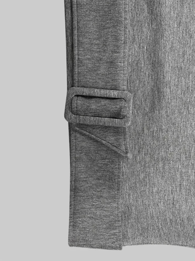 NastyENF No Sweat Stylish Sweatshirt with Belt Buckle Detail