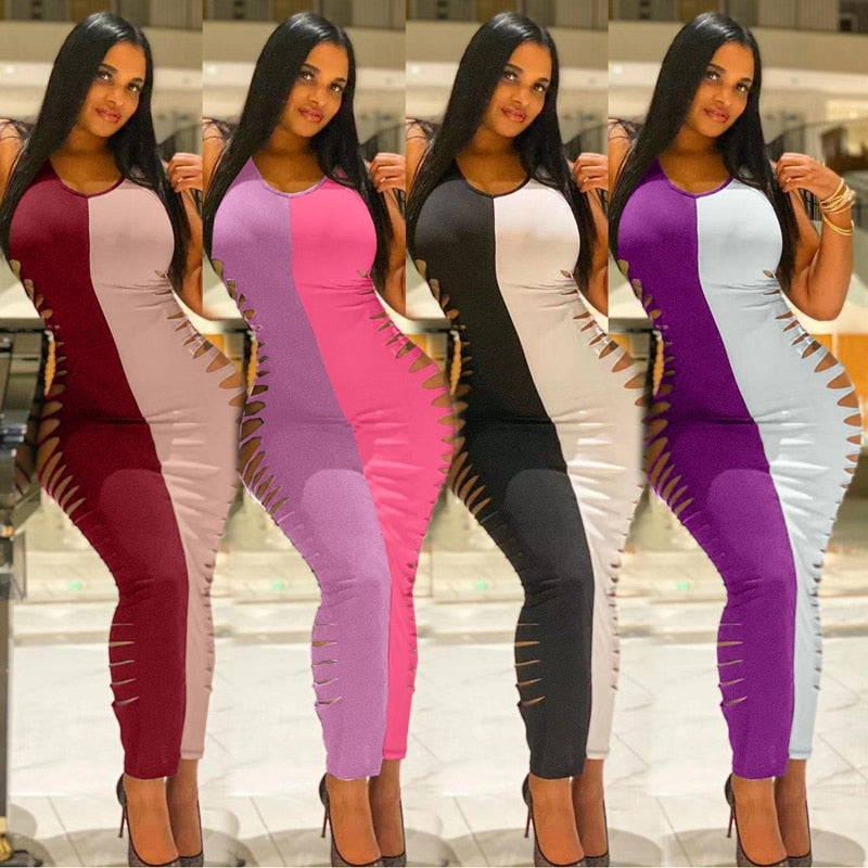 NastyENF Cruel Intentions Contrast Color Bodycon Dress